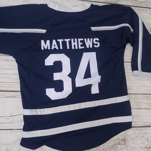 NHL Toronto Maples Leafs Hockey Jersey Size S/M #34 Matthews - Picture 8 of 8